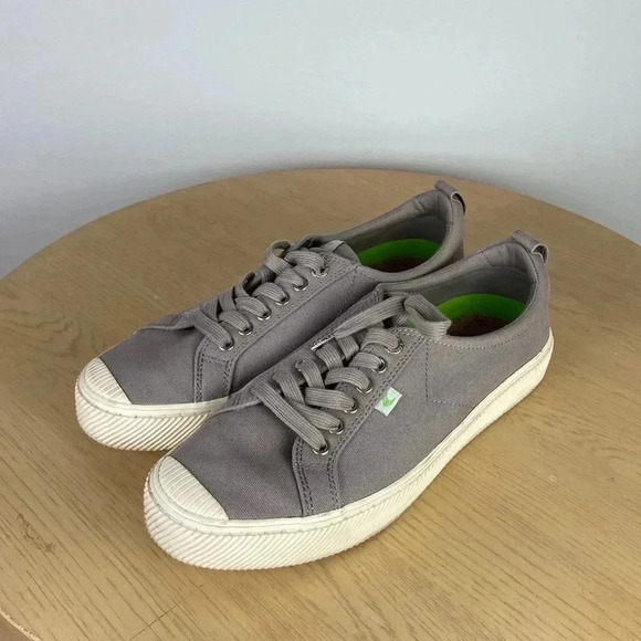 Cariuma Other - Cariuma OCA Low Grey Blue Canvas Sneaker Comfort Support Walking Shoe Men's 10.5